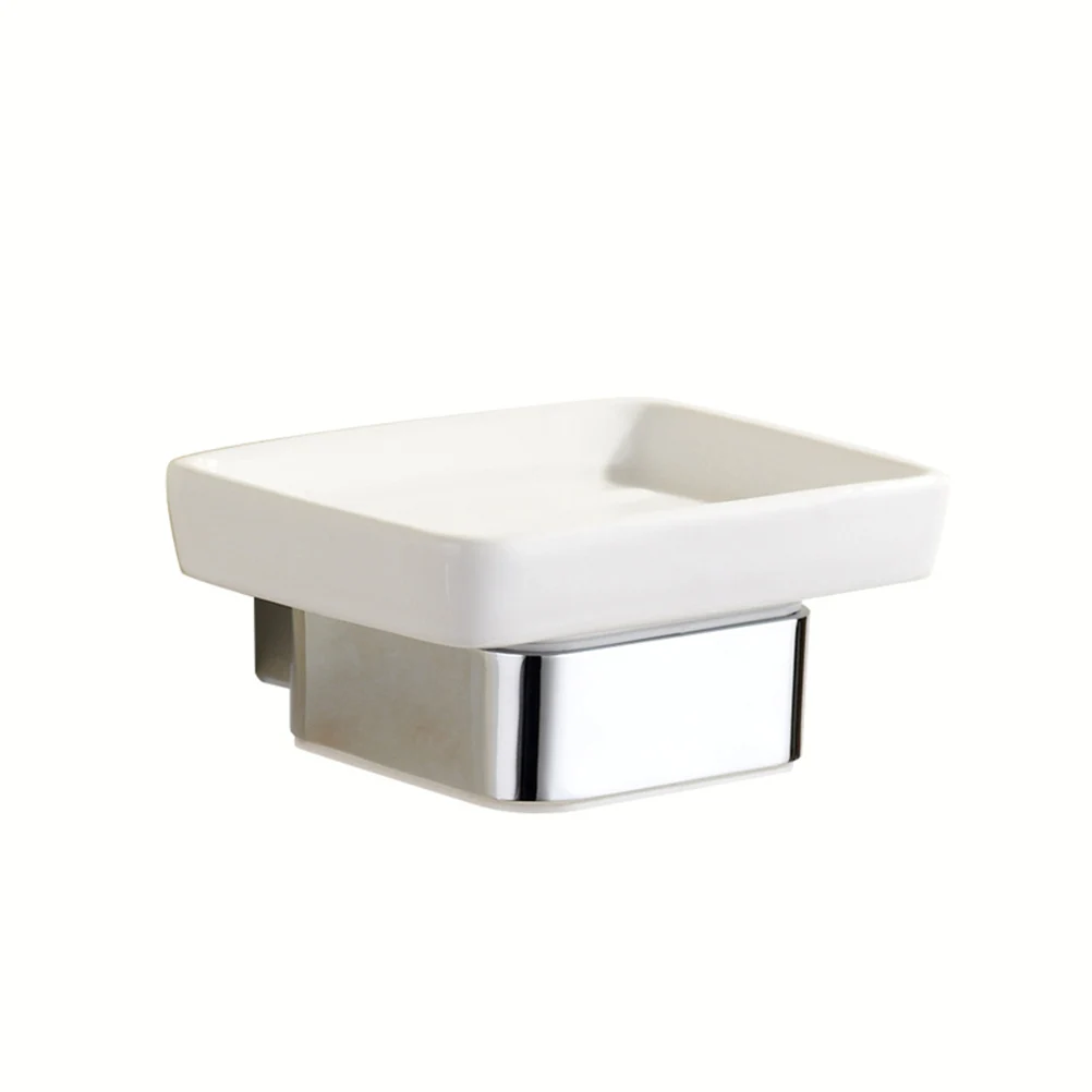 

Soap Dishes Elegant Wall Mount Shower Soap Support Stand Box Holder Organizer Rack for Toilet Home Bathroom