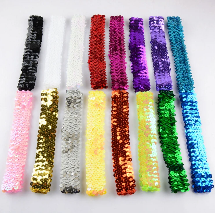 Beautiful Glitter Sequins Headbands Baby Girls Children Hair Accessory