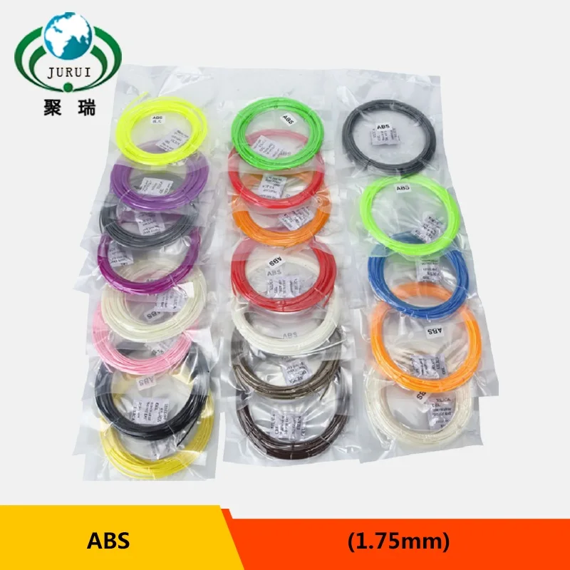 10M 1.75mm Color Print Filament ABS Modeling Stereoscopic 3D Draw Printer Pen