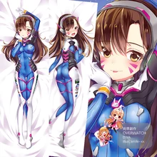 50X150CM Overwatch video game d va loli lolita cameltoe cartoon anime art wall picture mural scroll