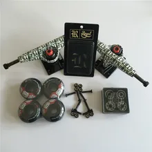 Skateboard Parts ELEMENT 5.25″ Skateboard Trucks 52mm Wheels & Thriftwood ABEC-3 bearings Plus Royal Riser Pads & A Hardware Set
