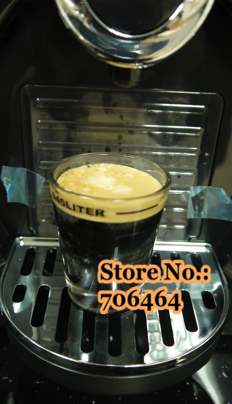 Красная полуавтоматическая машина для кофе капсулы NEspresso невыгодная цена