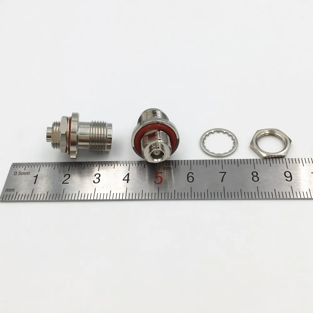 10 шт. латунный TNC Гнездовой разъем к MCX гнездовой RF коаксиальный