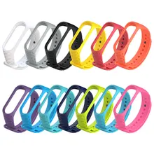 

New 13 Colors Replace Strap Silicone 220mm Wriststrap Watch Band For Xiaomi Miband 3 Watch Wristband For Xiaomi 3 Smart Bracelet