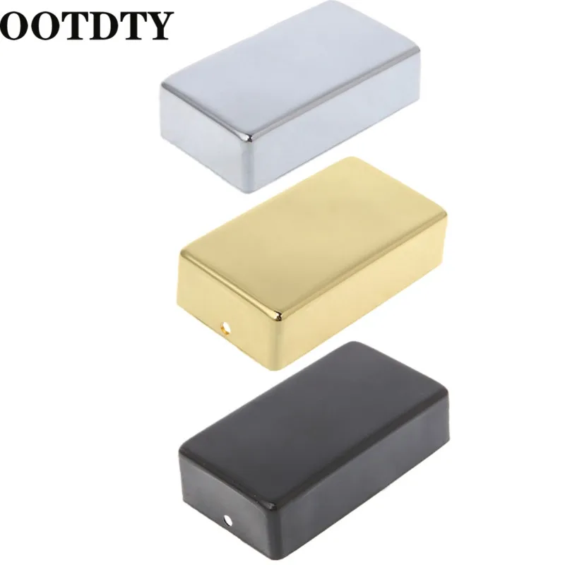 

OOTDTY Electric Guitar Humbucker Pickup Cover No Holes Fits for 50mm 52mm Pickups Parts Pickup cover