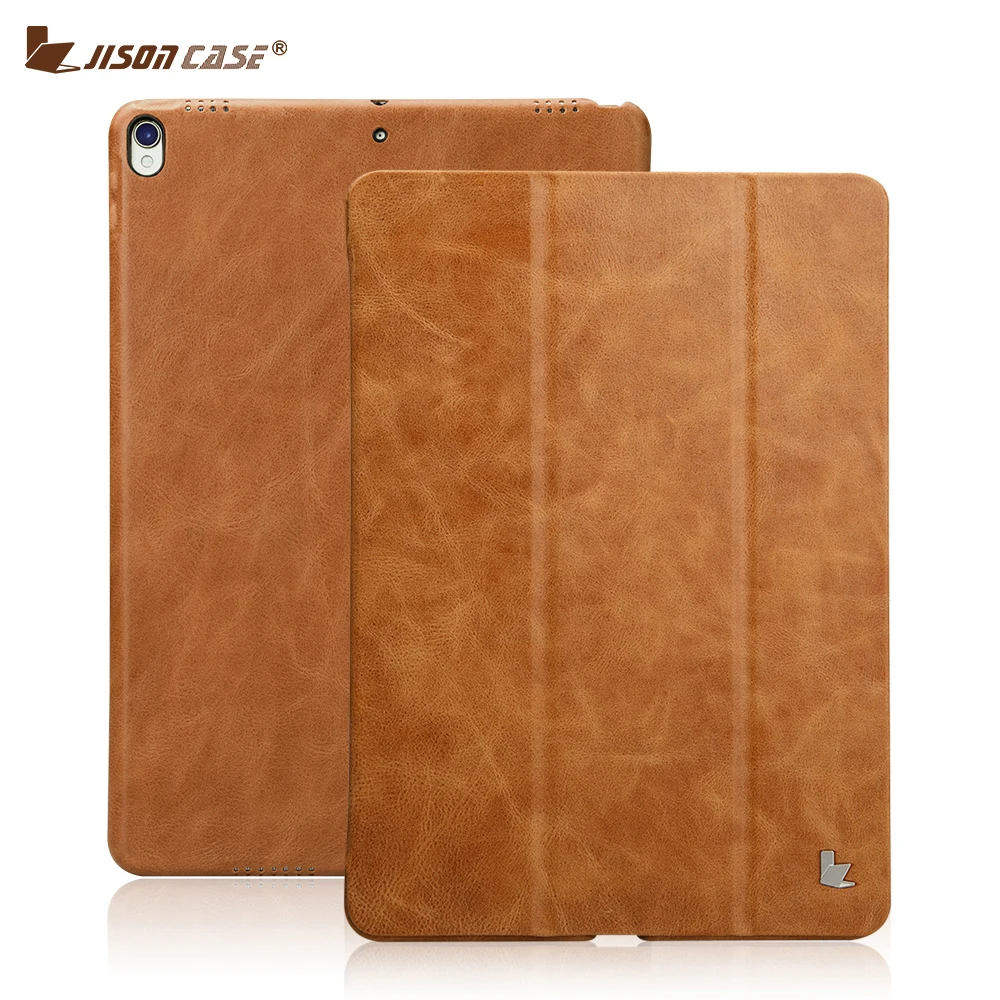 Jisoncase Leather Smart Cover for iPad Pro 10.5 2017 Case Leather Magnetic Back Cover Tablet Case for Apple iPad Pro 10.5 inch apple-ipad-case : image Jisoncase Leather Smart Cover for iPad Pro 10.5 2017 Case Leather Magnetic Back Cover Tablet Case for Apple iPad Pro 10.5 inch apple-ipad-case