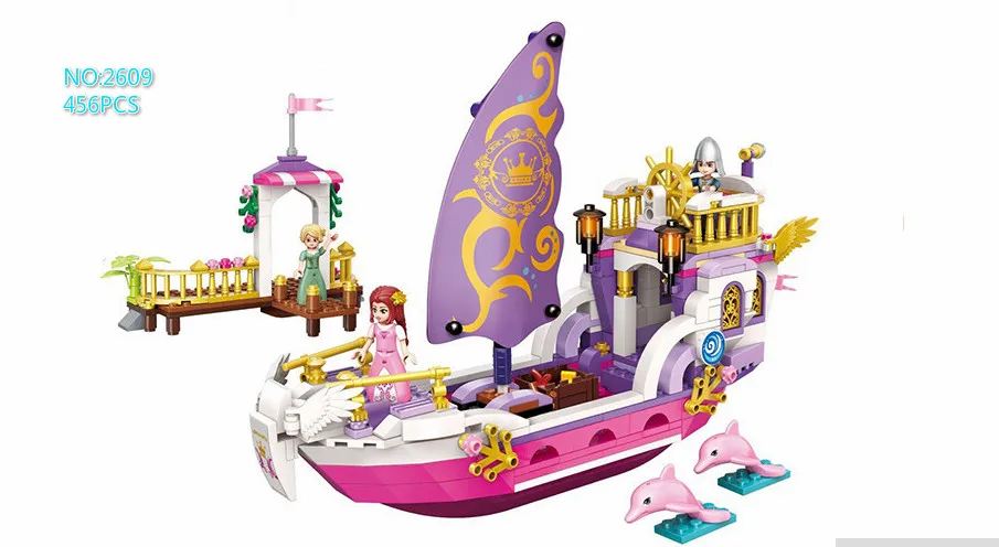 

Building Blocks Compatible with Lego Enlighten E2609 456P Models Building Kits Blocks Toys Hobby Hobbies For Girls Kids