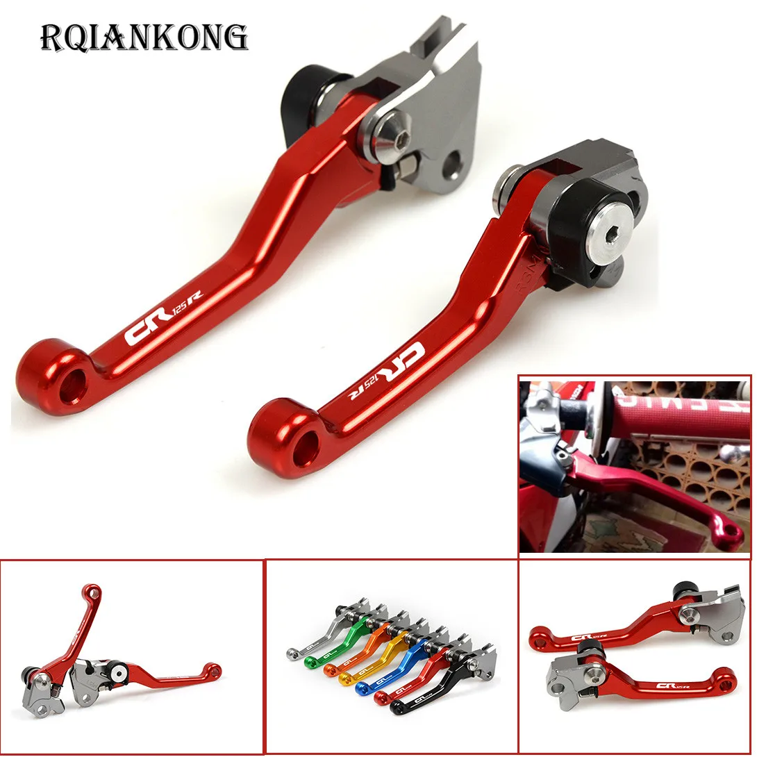 For CR125R 1992-2003 1993 1994 1995 1996 1997 1998 1999 2000 2001Short Aluminium Alloy Brake or Clutch handlebar lever Motocross