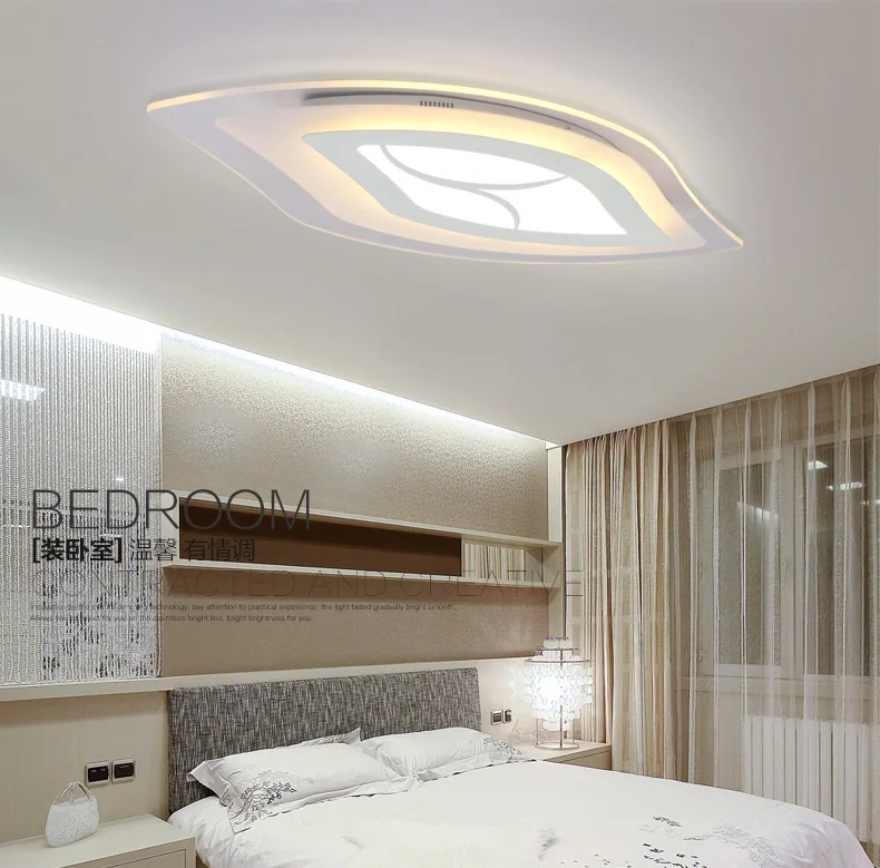 Us 147 68 29 Off Creative Leaf Acrylic Led Ceiling Lamps Residential Commercial Ceiling Light Lighting Fixture In Ceiling Lights From Lights