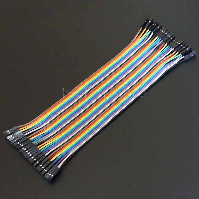 Premium 200mm 40 Pins Female Female Splittable Breadboard Jumper Wires