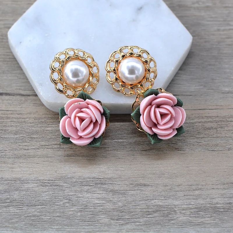 Fashion Pearl flower earrings fashion jewelry for women