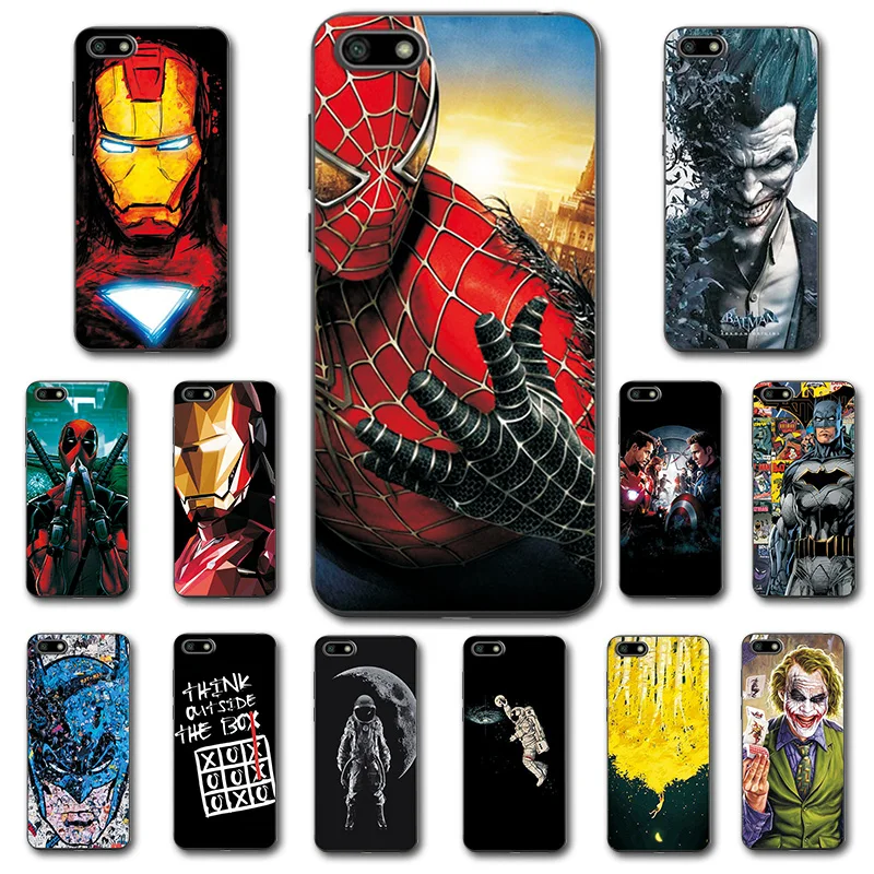 Phone Case For Huawei Y5 Lite 2018 DRA-LX5 DRA LX5 Cover 5.45'' Silicone Novelty Spiderman Capa Fundas |