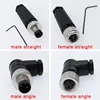 M8 sensor connector waterproof male&female plug straight angle screw threaded coupling 3pin 4 pin ► Photo 2/6