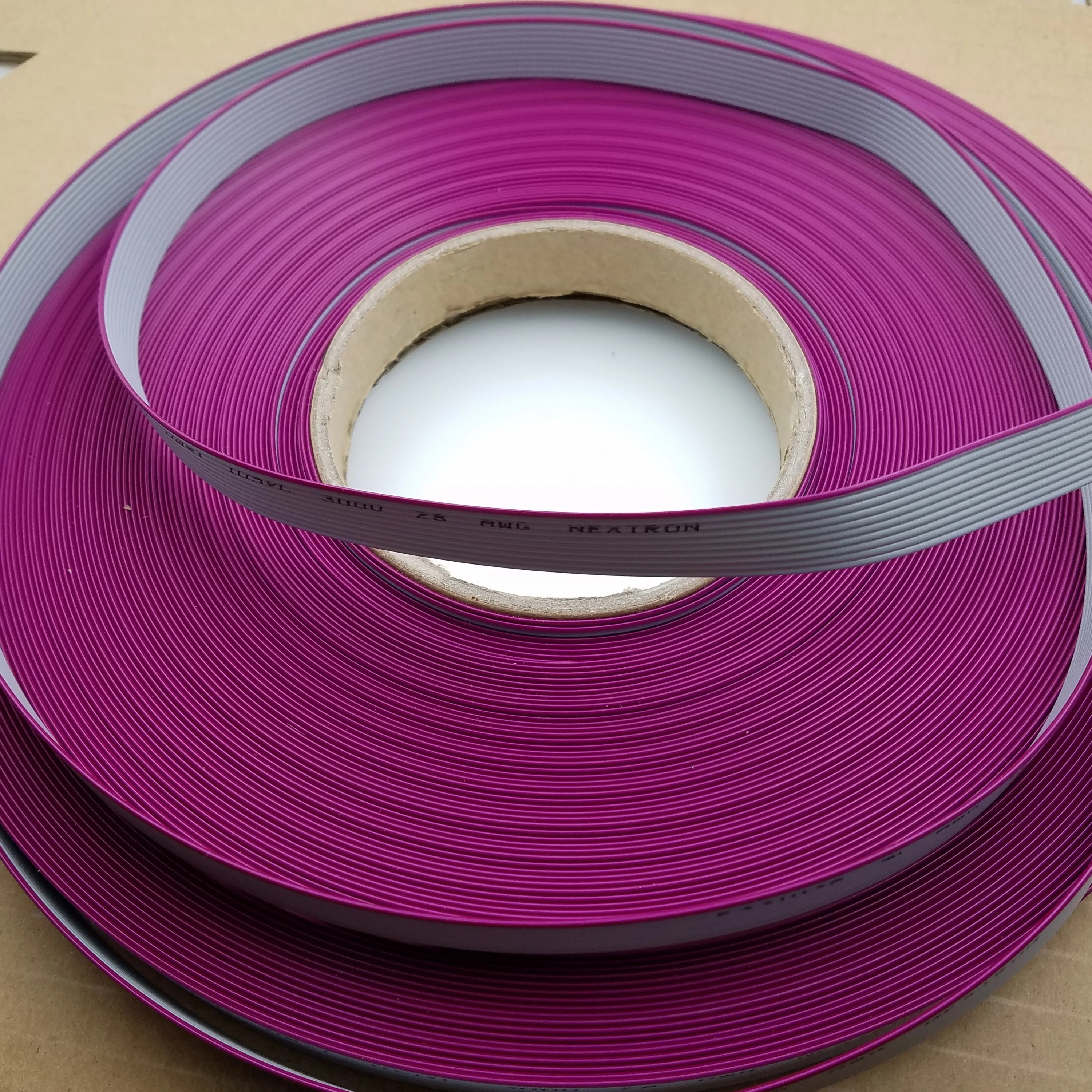 

14P NEXTRON 2651 GREY ROW LINE 7 STRANDS PER SHARE OF 0.127MM TIN PLATED COPPER WIRE 14PIN LINE IDC MATCHING WIRE