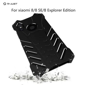 

Metal Phone case for MI 8/8SE/8 Explorer Edition Aluminum Shockproof Dropproof Cover Armor anti-knock cases