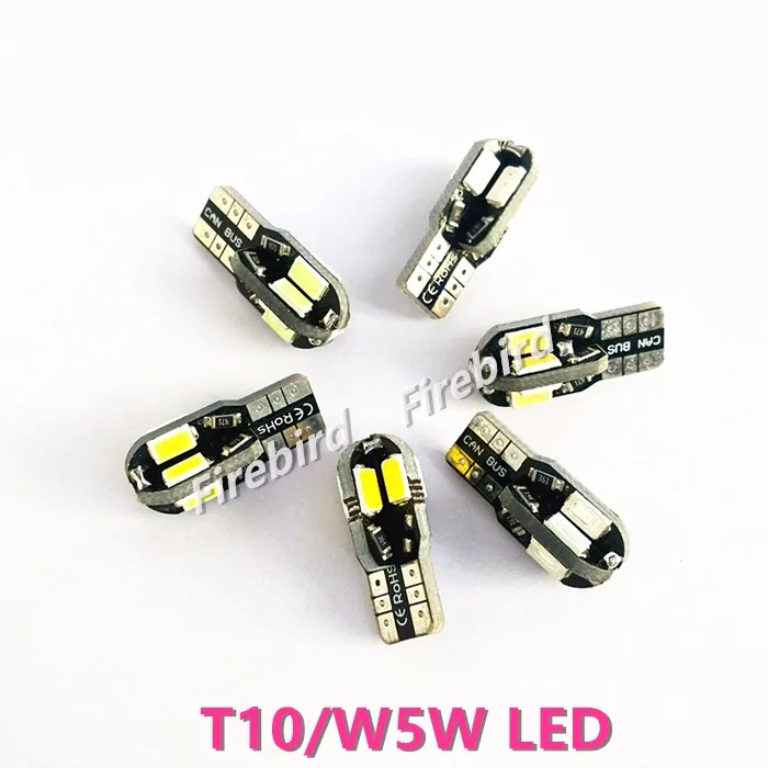 4 x T10/w5w/194 8SMD 4 Вт светодио дный автомобиля номерной знак огни оформления багажное отделение лампа для Outback Наследие Forester