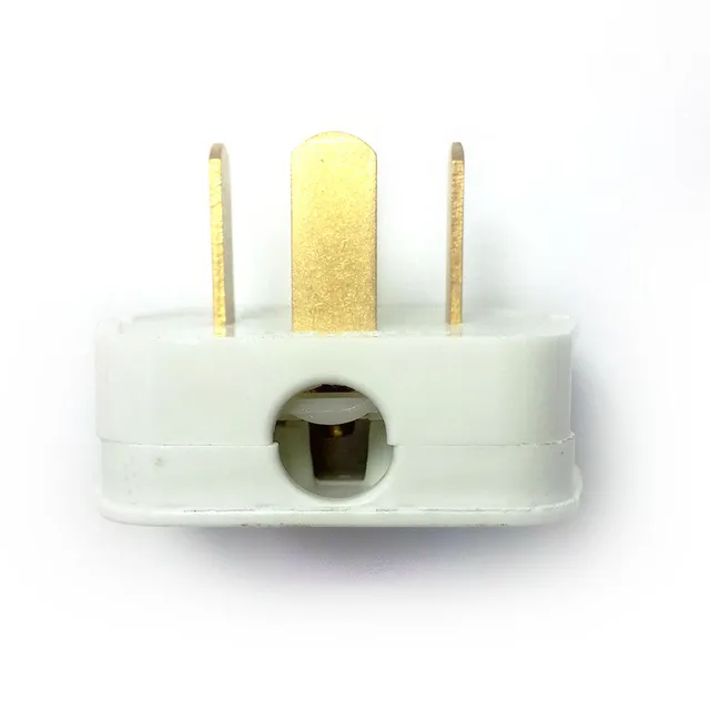 AC 380V eléctrico 25A trifásico de 4 hilos cuatro clavijas planas adaptador  de enchufes conector conector blanco