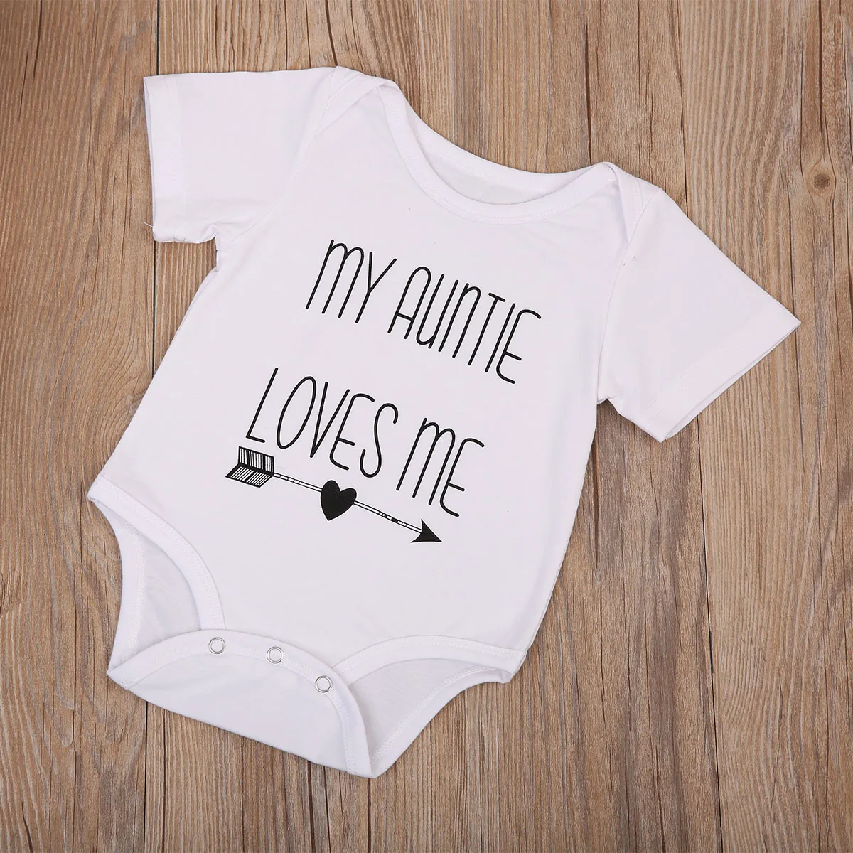 2017 хит продаж белый комбинезон с надписью My Auntie Love Me для маленьких мальчиков и