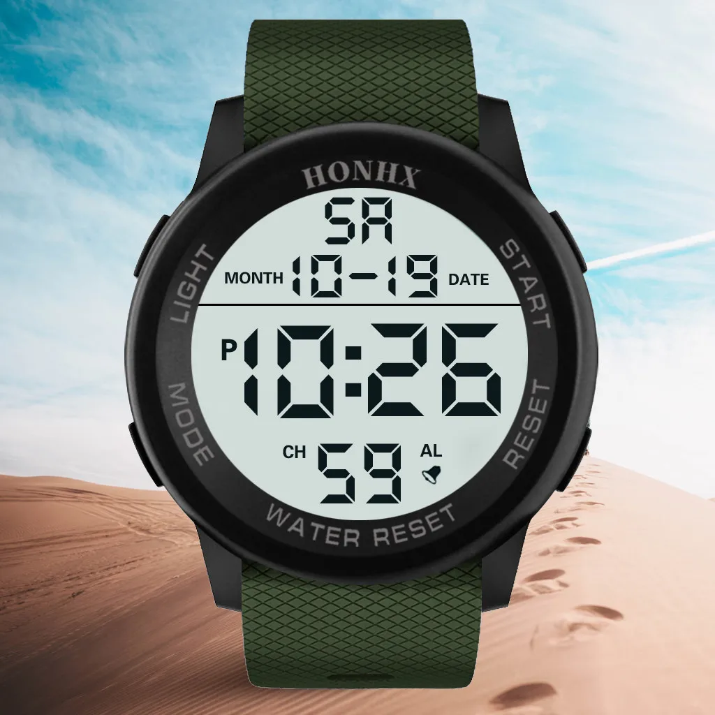 round digital smart watch