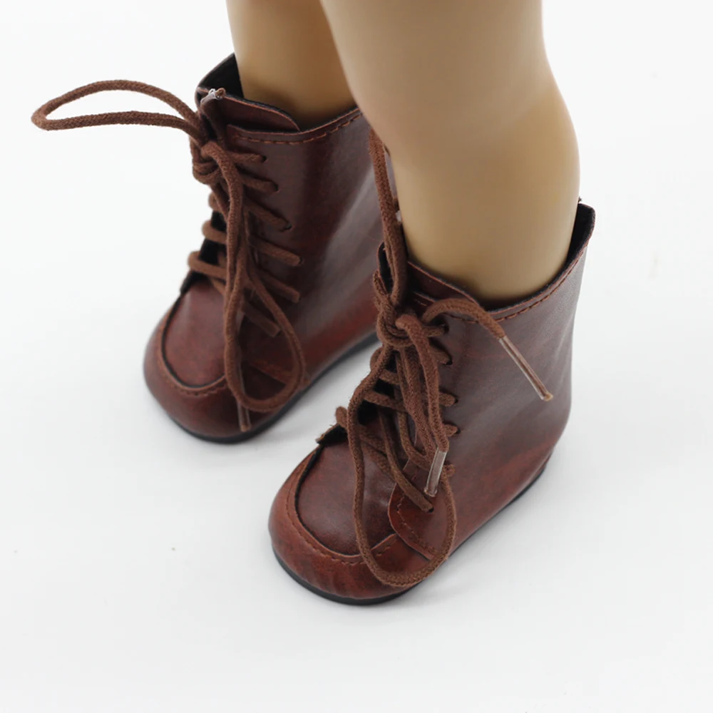 1 пара 18 дюймов 45 см девочка кукла обувь с бантом, для куклы аксессуары для 43 см для ухода за ребенком для мам, детские куклы, ботинки