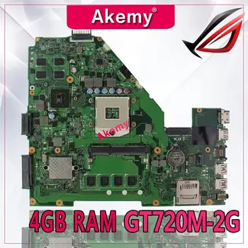 

Akemy NEW X550VC Laptop motherboard For Asus X550VC R510V X550V X550 Test original mainboard 4G RAM GT720M-2G