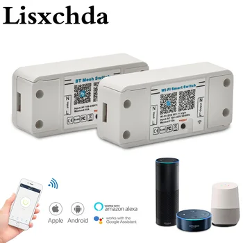 

Magic Home 110V 220V 10A Smart Bluetooth WiFi LED Switch Controller IOS Android APP Control Works with Amazon Alexa Google Home