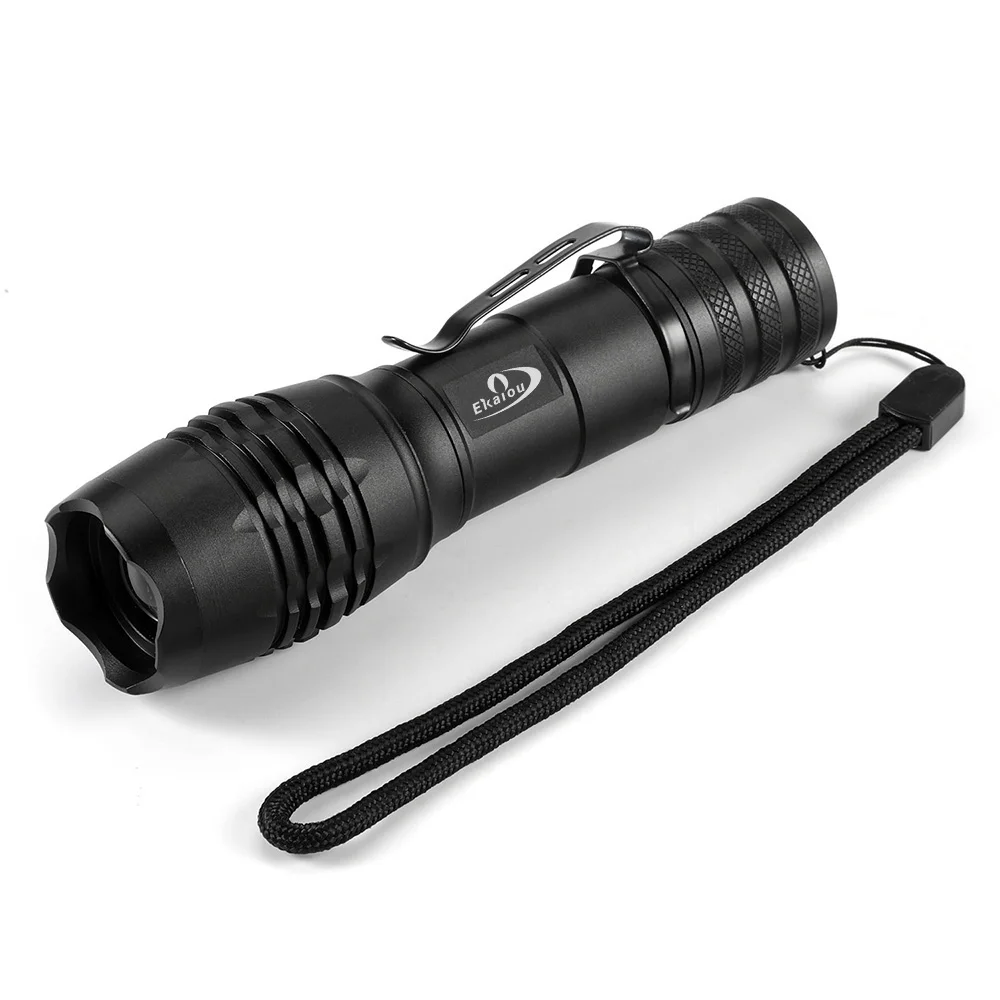 Новый супер яркий светодиодный фонарик Zoom водонепроницаемый фонарь T6 18650