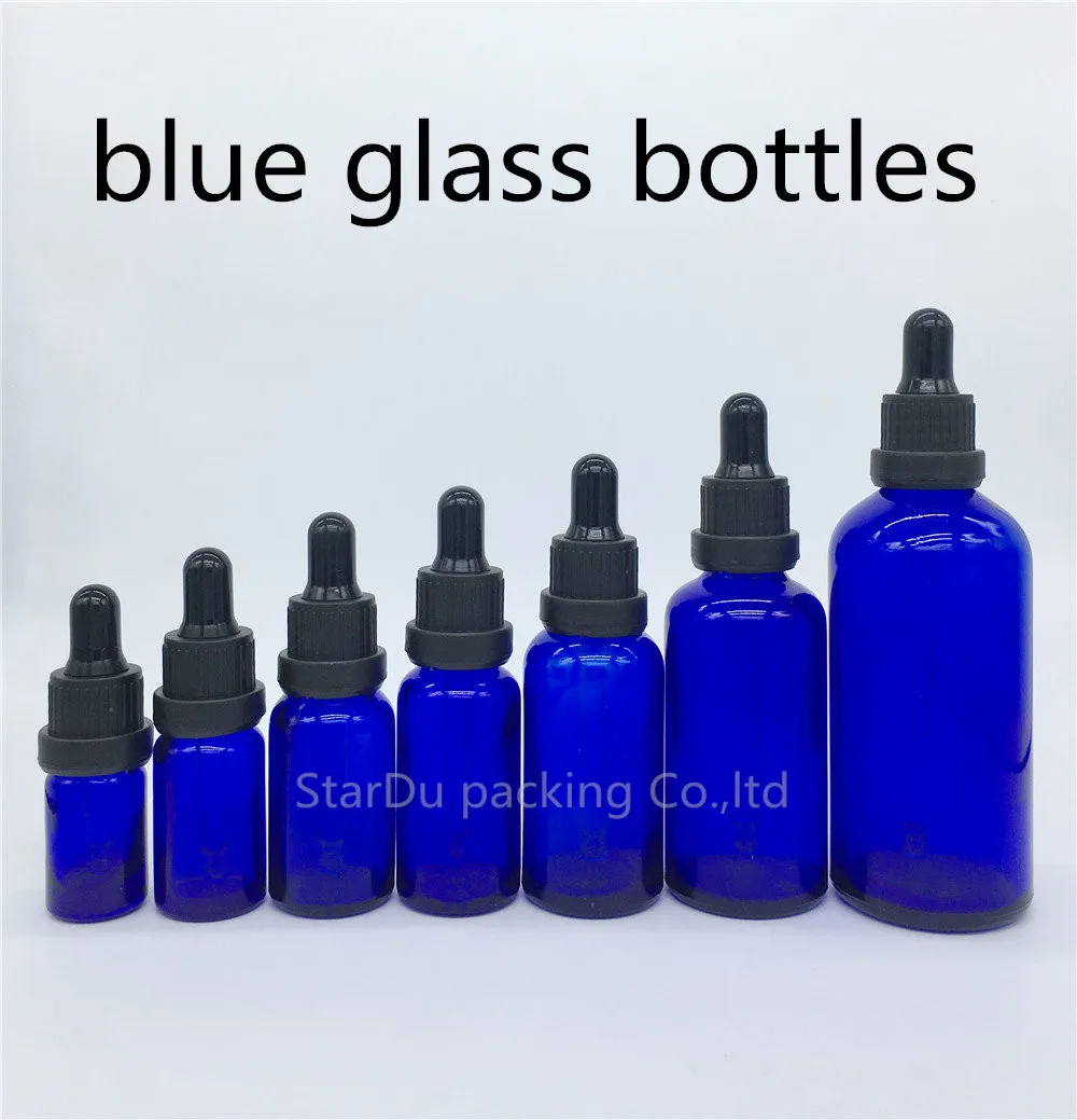 Download 5ml 10ml 15ml 20ml 30ml 50ml 100ml blue Glass Dropper Bottle,blue Glass Essential Oil Bottle ...