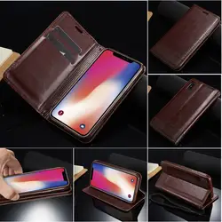 Роскошный кожаный бумажник Книга чехол для iPhone XS Max X 9 Coque держатель для карт флип чехол для iPhone 7 6 6 s 8 плюс 5 5S SE Капа принципиально