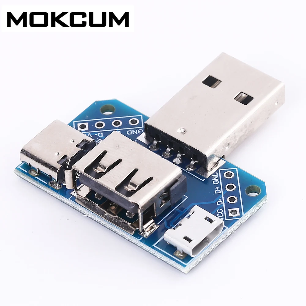 

DC 5V USB Converter Standard USB Female to Male to Type-C to Micro USB to 4P Terminal interface converter