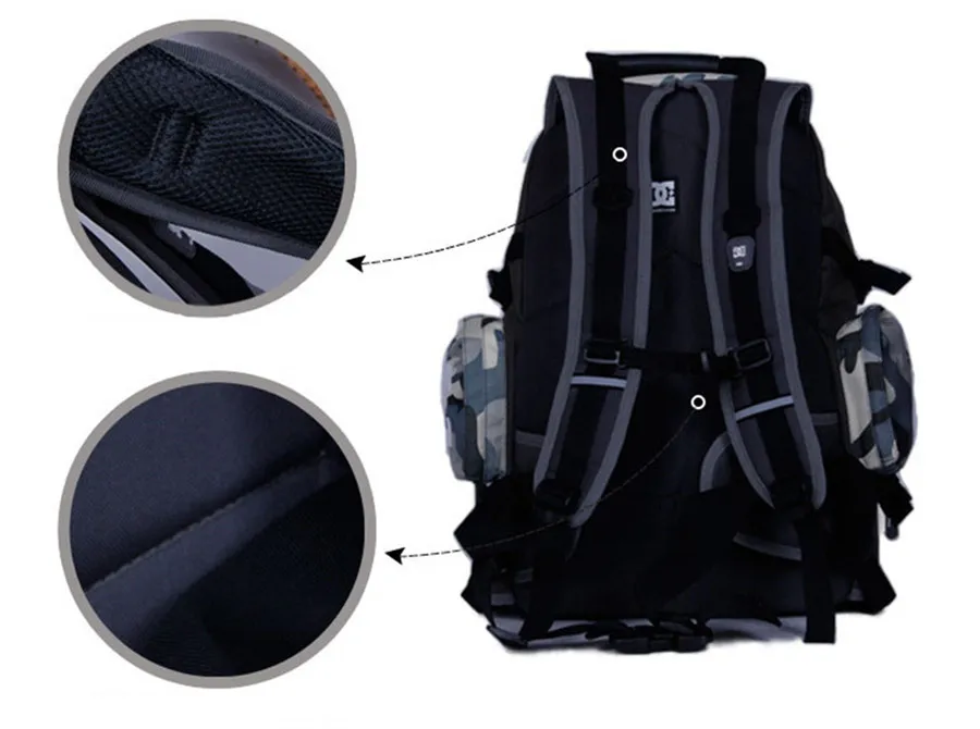 Роликовые коньки обувь сумки для встроенных скоростных коньков рюкзаки слалом коньки водонепроницаемый 800D полиэстер ткань для взрослых и детей G022