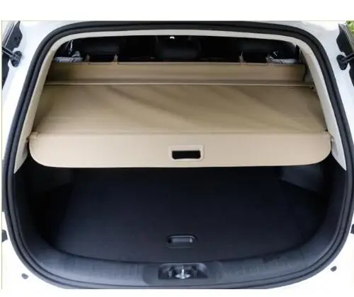 

High Qualit Car Rear Trunk Cargo Cover Security Shield Screen shade Fit For CHANA CS35 CS55 CS75 CS95 2015 2016 (Black, beige)