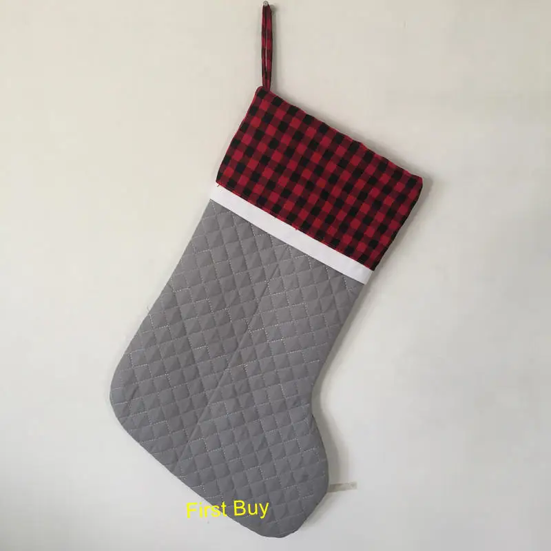 Christmas quilt stocking (7)