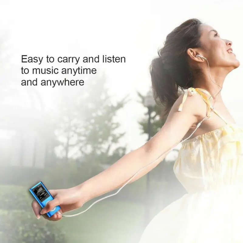  MP4 Player 32GB Portable LCD MP3 TFT Display Music Video Media Headphones Earphones