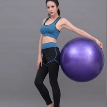 Для Женщин Йога Комплект Спортивный бюстгальтер рубашка с длинными рукавами шорты брюки 3 шт. упражнения Фитнес одноцветное 3XL большой Размеры дышащая спортивная одежда