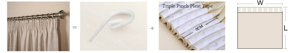 pencil pleat