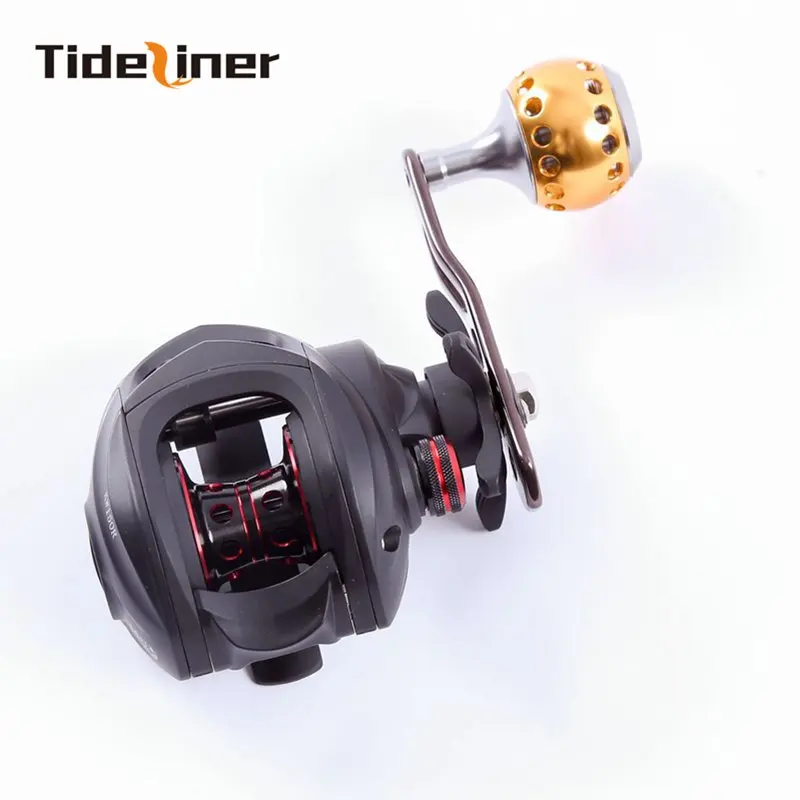 

Tideliner casting fishing Reel Left Right Hand Saltwater wheels ratio 14+1BB Bearings 7.0:1 max drag 8kg Magnetic brake system