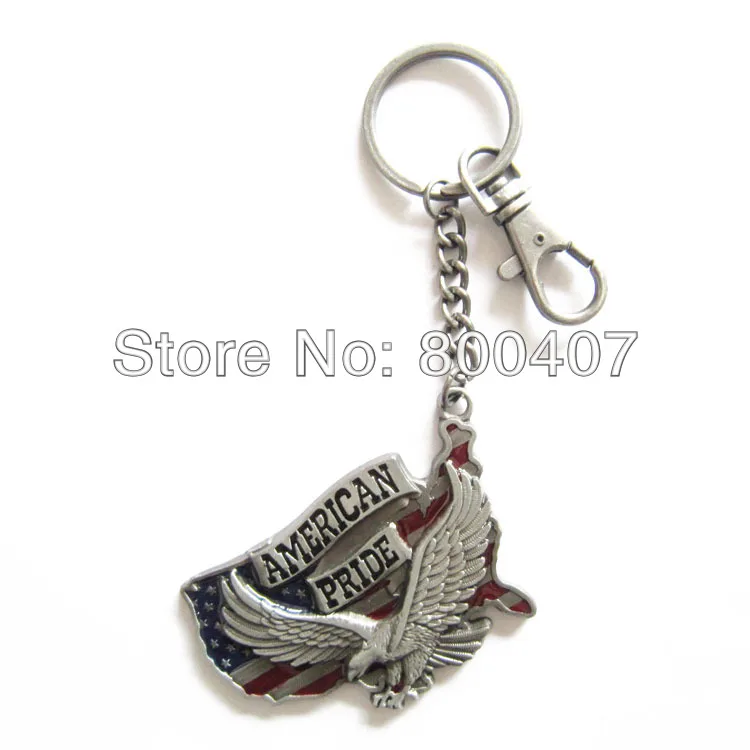 Кольцо для ключей (Орел Американская гордыня) в форме Орел KEYRING-WT093 | Украшения и
