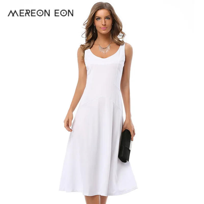 Лето 2017 мода Тонкий был тонкий рукавов без бретелек плечо талии dress big sexy высокой