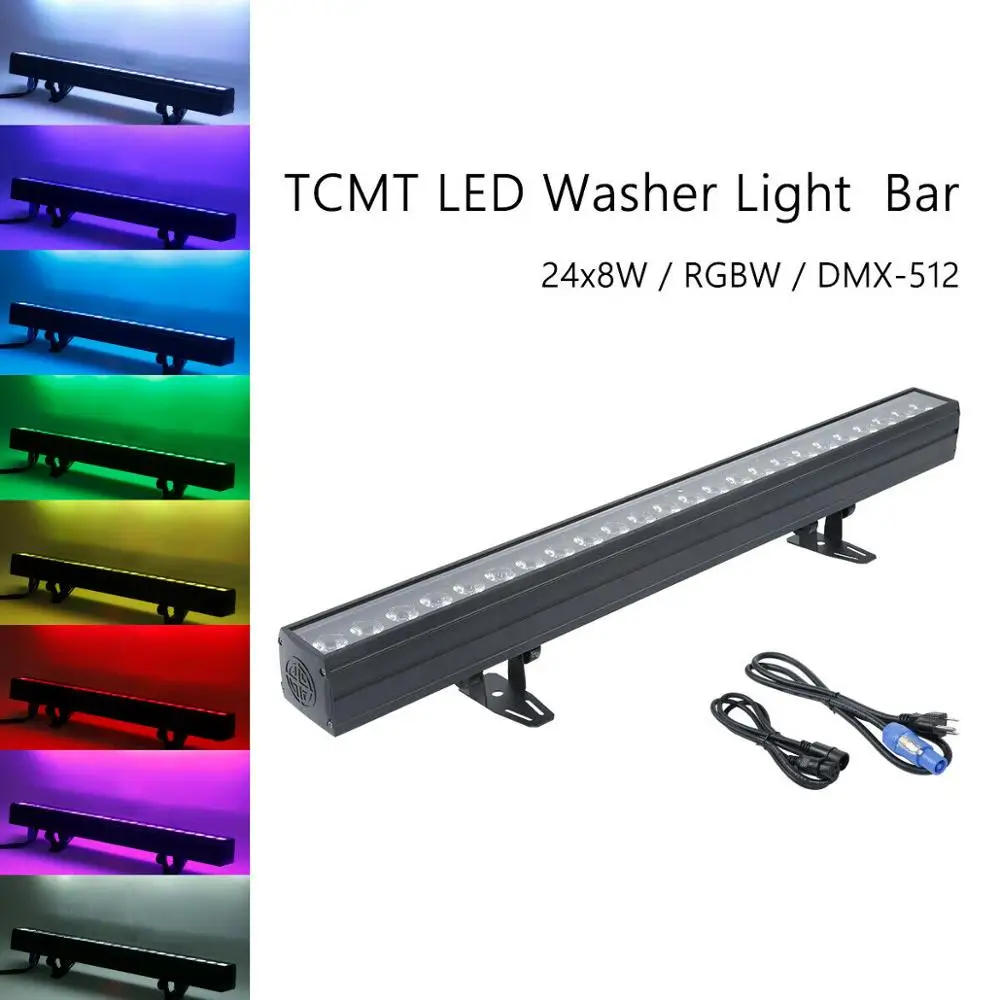 200W Светодиодный устройство поэтапной мойки бар Moving головной свет RGBW 4in1 DMX512