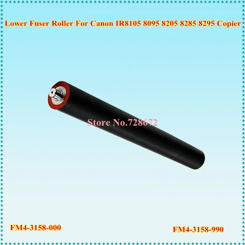 

FM4-3158-000 FM4-3158-990 Compatible Lower Fuser Pressure Roller for Canon IR8105 IR8095 IR8205 IR8285 IR8295 sleeved roller