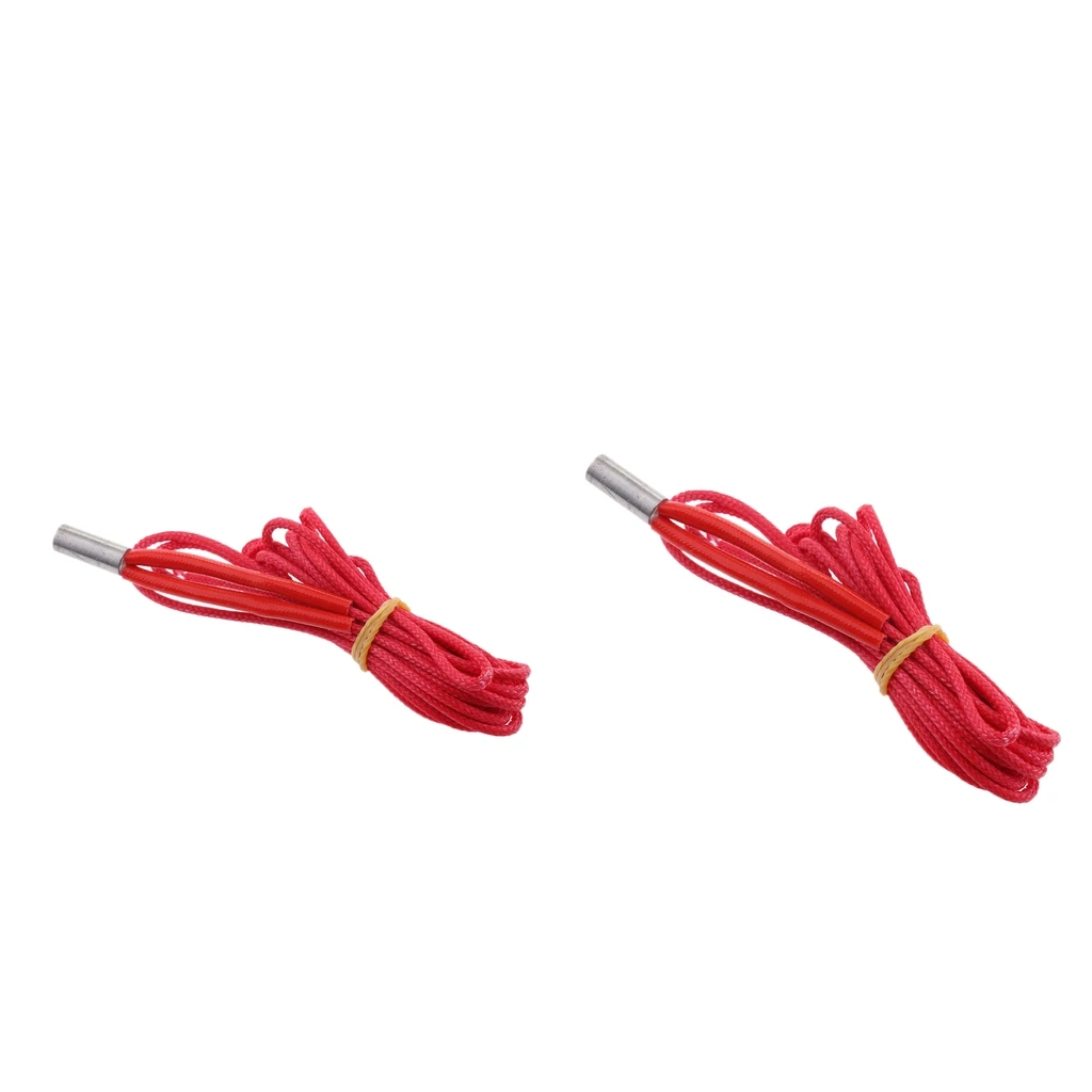 2Pieces of 6*15mm Cartridge Heater 24V 40W for 3D Printer Prusa Mendel