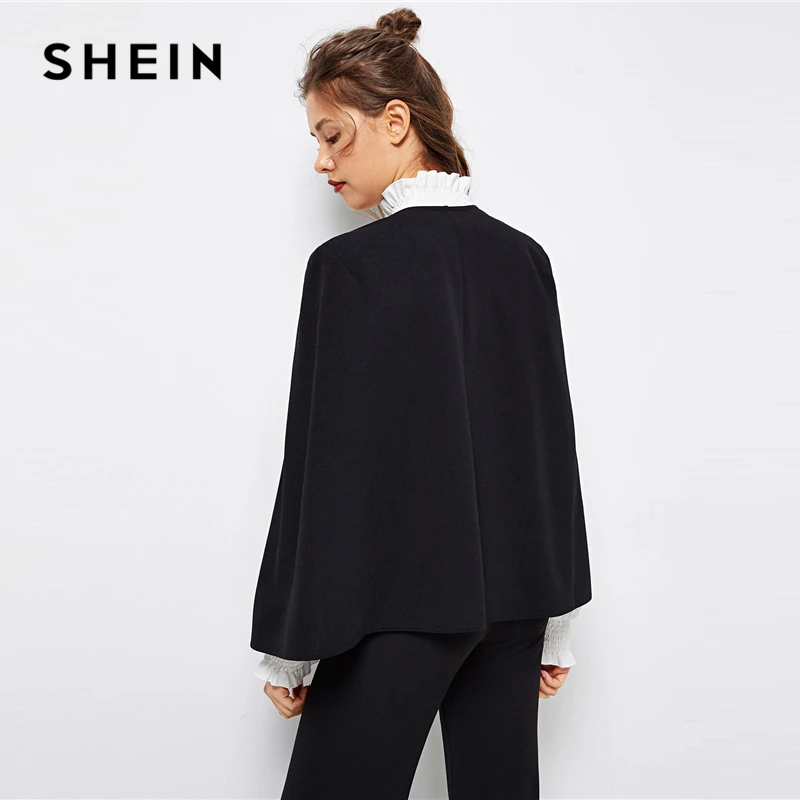 SHEIN Блейзер С Длинным Рукавом Стильный Женский Жакет