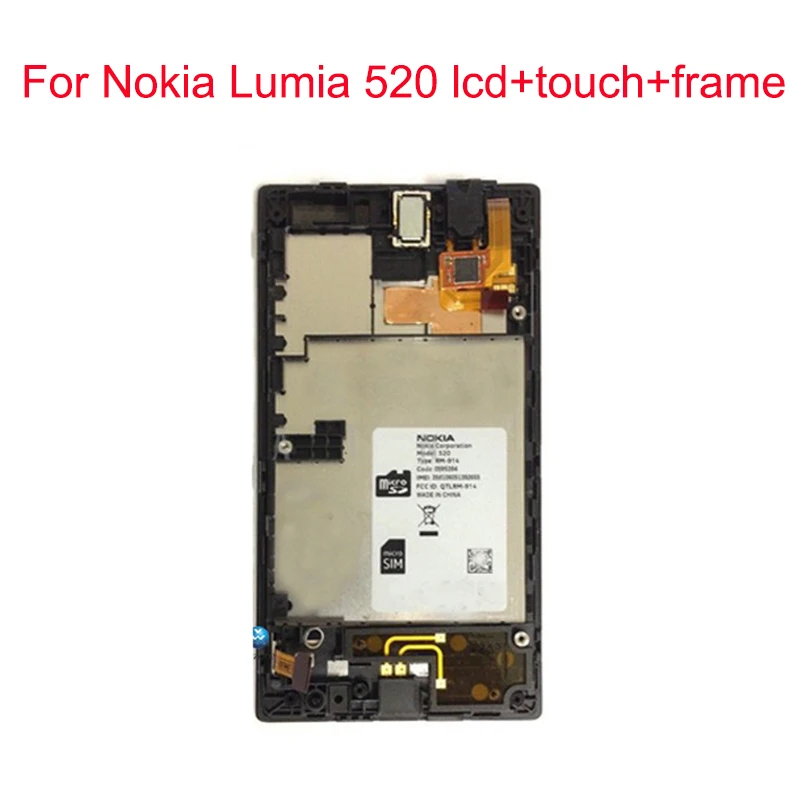 JPFix для Nokia Lumia 520 ЖК-дисплей сенсорный экран дигитайзер в сборе запасные части с