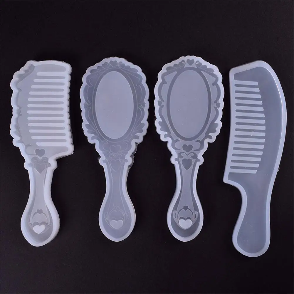 

Handmade DIY Silicone Comb Mirror Shaped Mold Tool for Resin Epoxy Craft Making dropshipping