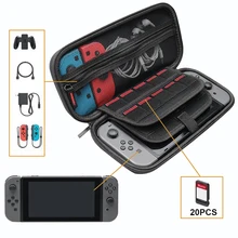 Durable Travel Carry Case Compatible For NS Nintend Switch Accessories Protective Hard Shell Portable Bag For Switch Console nintend switch case hard protective durable carry bags handheld box bag with game holder for nintendo switch game accessories