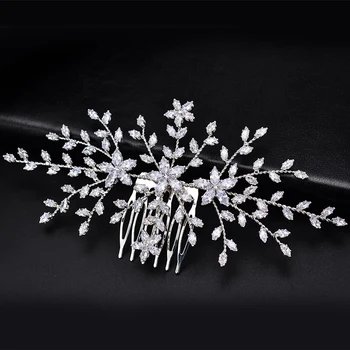 

Tiaras And Crowns HADIYANA Novel Wedding Bridal Hair Jewelry Simple Elegant For Women Zircon High Quality BC4872 Corona Princesa