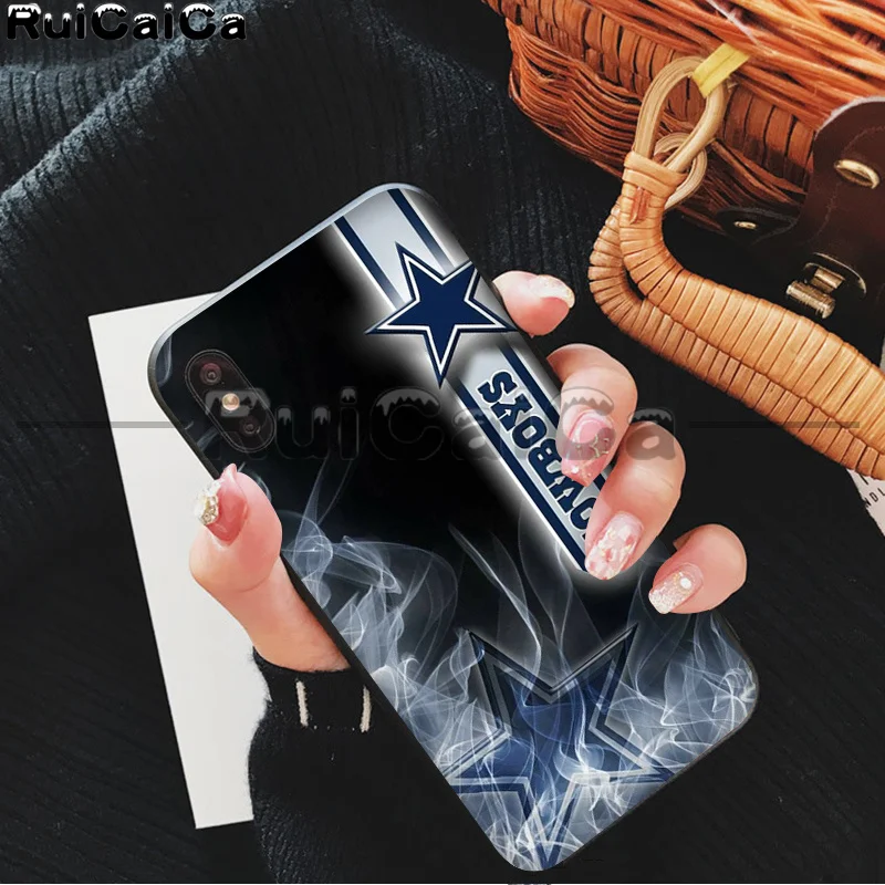 RuiCaiCa dallas cowboys DIY красивые аксессуары для телефонов, чехол для iPhone X XS MAX 6 6S 7 7plus 8 8Plus 5 5S XR - Цвет: A9