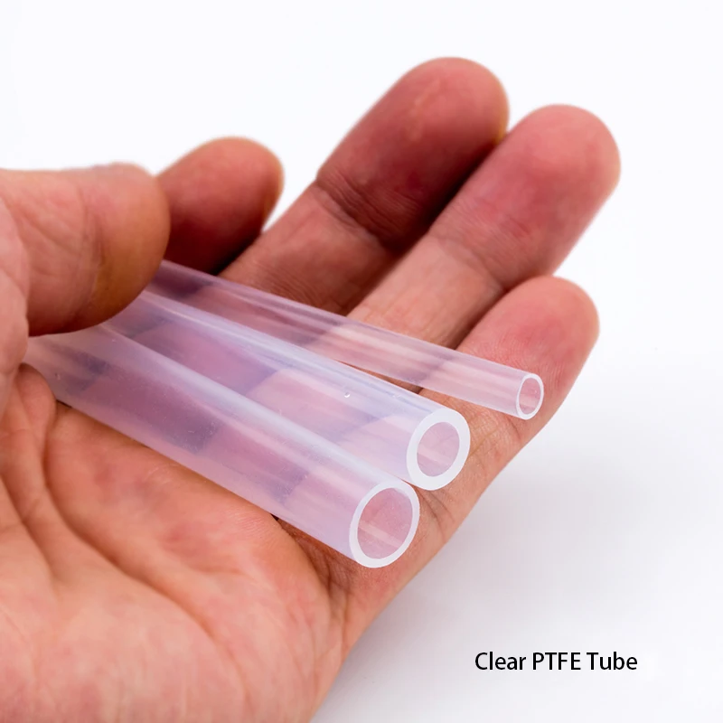 Clear PTFE Tube Polytetrafluoroethylene Tubing PFA FEP F46 Pipe Various Sizes 