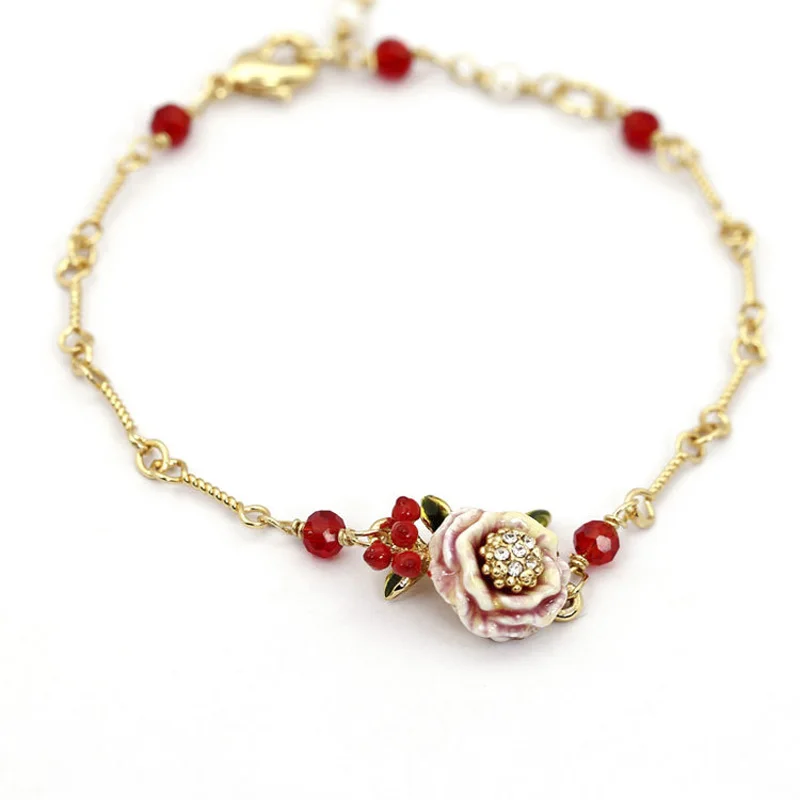

808 STORE Christmas Fashion New Creative Design Crystal Bracelet for Women Fine Jewelry Gift Accessories 2019